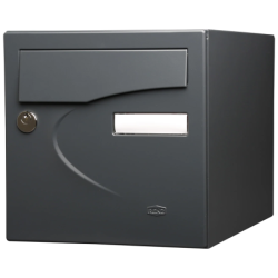 Boite aux lettres preference 2 portes gris anthracite 7016