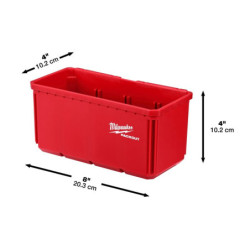 Packout' rangement mural bac 10x20 cm 2 pcs - carton