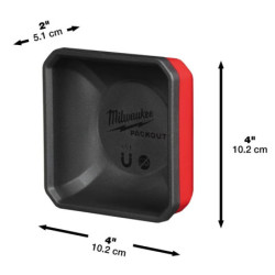 Packout' rangement mural bac magnétique 10x10cm - carton