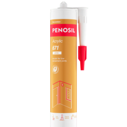 Penosil 671 acrylic blanc c300ml mastic acrylique intérieur, snjf f-7,5p