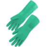 Gant nitrile vert floque 33cm ep.0.38 t.10