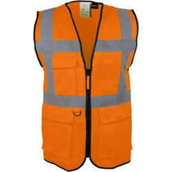 Gilet hv orange multipoche, xl
