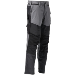Pantalon, poches genoux,ULTIMATE STRETCH gris anthracite/noir 82C47 T.40