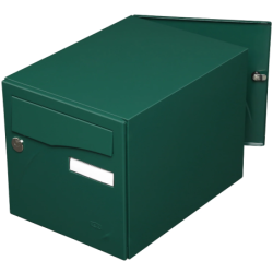 Boîte aux lettres préférence 2 portes vert 6005
