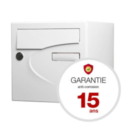 Boîte aux lettres préférence 2 portes vert 6005
