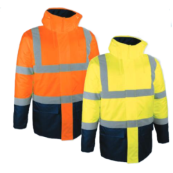 Parka hv orange, l
