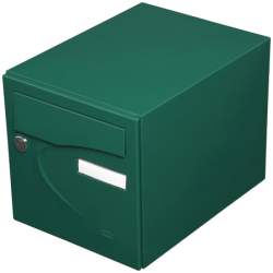 Boîte aux lettres préférence, 1 porte vert 6005