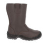 Botte cuir marron fourree t.41