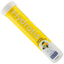 tube de 20 pastilles à dissoudre arome citron fleur de sureau