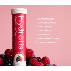 tube de 20 pastilles à dissoudre arome fruits des bois