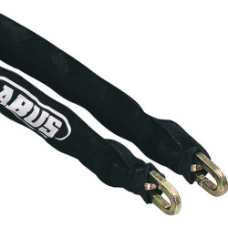 Chaine antivol carree cementee 10 mm x 110 cm noir