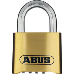 Cadenas a combinaison anse inox 180ib et boiter laiton sp, intemperi