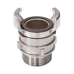 Raccord symétrique inox mâle 4 + verrou