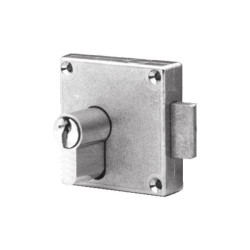 Serrure de meuble 5364 pour demi cylindre profile
