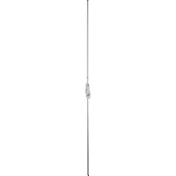 Cremone pompier veolis a bequille rotative coloris gris