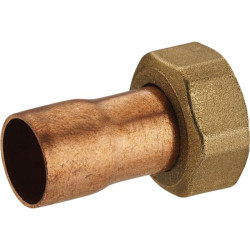 Raccord 2 pièces droit à emboiture 15x21 12