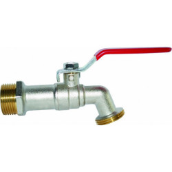Robinet de jardin 1/4 tour 15x21 nez 20x27