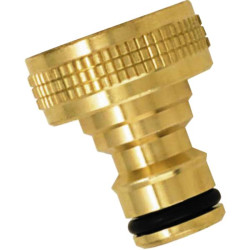 Raccord rapide au nez femelle laiton diam. 15x 21