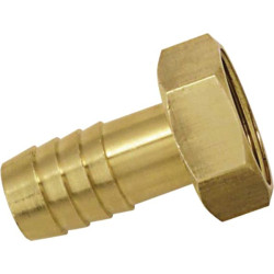 Embout cannele femelle filetage 20 x 27 diam tuyau 19 mm