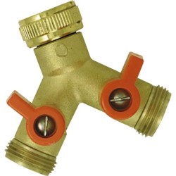 Nez y selecteur de circuit + arret 1/4 tour m20 x 27 f20 x 27