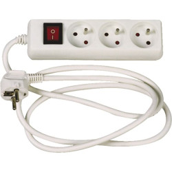 Bloc 4 prises nf 1.5m ho5vvf 3g1.5mm+ interrupteur