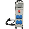 Coffret de chantier de securite 30 ma - 4 nf - arret urgence - sur pied