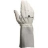 Gant fleur caprin/croute bovin 9