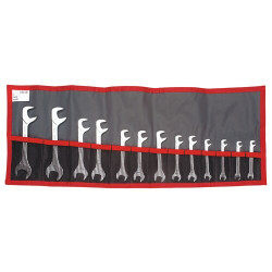 Jeu 13 cles fourche micro inch