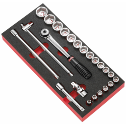 Module mousse douil 1/2p 6p mm s.161b 23pc