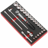 Module mousse douil 1/2p 6p mm s.161b 23pc