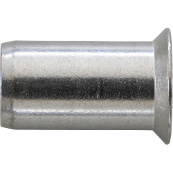 Écrou aveugle alu tête fraisée 90° m5x7x13,5mm gesipa