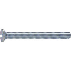 Vis métaux fraisée fendue acier zingue 3 x 16