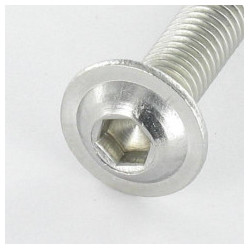 Vis bombée hexagonale creuse 4x20 embase 10.9 brut