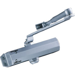 Ferme porte argent gr101 bras reglable std 3