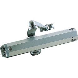 Ferme porte argent bras reglable std 5