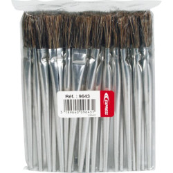 Sachet de 25 pinceaux en crin pour flux