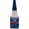 Adhesif instantane forte resistance clair 435 flacon 20 gr