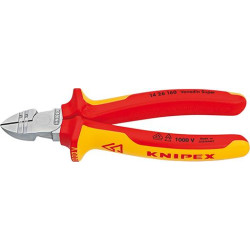Pince à dénuder coupante diagonale vde 160mm mm2 knipex