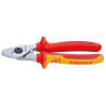 Coupe-câbles vde avec bra nches multicomposant 165m m knipex