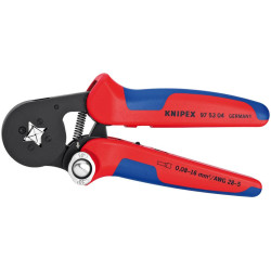 Pince à sertir pour cosses 4 pans 0,08-16mm2 knipex