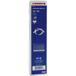 Lame scie metaux main lenox bi metal cobalt-lg30 cm- 12d -bte100- 20118