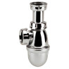 L211m-siphon lavabo regl.1 1/4 metallise