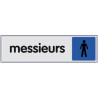 Plaque signalisation 170 x 40 mm plexiglass couleur 425 dames (texte)