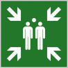 Plaque 330x120mm sortie de secours