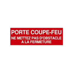 Plaque 330x200mm vanne arret gaz