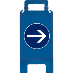 Chevalet pliable de signalisation jaune attention sol glissant 580