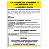 Panneau 400x300 consignes d'incendie