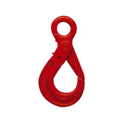 Crochet levage a oeil a verrouillageavec linguet chaine 10 3150kg