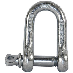Manille droite a piton a oeil inox diam. 4