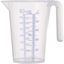 Godet mesureur polypropyl ène capacité nominale 5l transparent pressol
